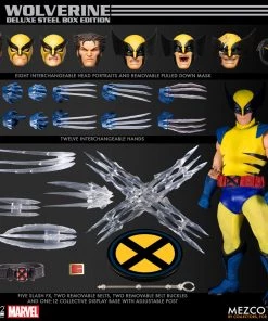 Mezco Toys **Pre Order**Mezco One 12 Marvel X-Men Wolverine Deluxe Steel Box Edition Action Figure