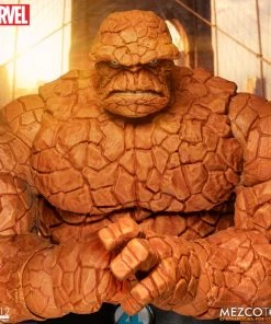 **Pre Order**Mezco One 12 Marvel Fantastic Four Deluxe Steel Boxed Set Action Figure Mezco Toys