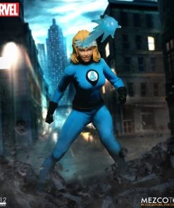 **Pre Order**Mezco One 12 Marvel Fantastic Four Deluxe Steel Boxed Set Action Figure Mezco Toys