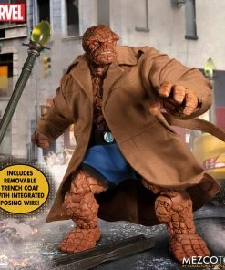 **Pre Order**Mezco One 12 Marvel Fantastic Four Deluxe Steel Boxed Set Action Figure Mezco Toys