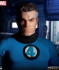 **Pre Order**Mezco One 12 Marvel Fantastic Four Deluxe Steel Boxed Set Action Figure Mezco Toys