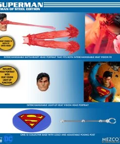 **Pre Order**Mezco One 12 DC Superman: Man Of Steel Edition Action Figure Mezco Toys