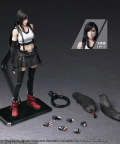 Square Enix **Pre Order**Play Arts Kai Final Fantasy VII Remake Tifa Lockhart Action Figure Square Enix Play Arts Kai