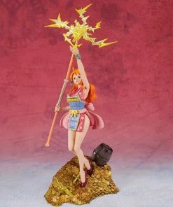 Bandai **Pre Order**Figuarts Zero Nami WT100 Commemorative Eiichiro Oda Illustration "DAIKAIZOKU HYAKKEI" "One Piece" Statue