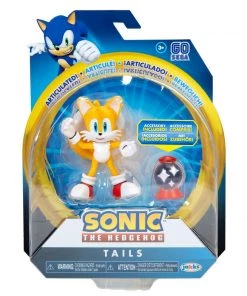 Jakks Pacific Sonic The Hedgehog Tails With Invincible Item Box Action Figure
