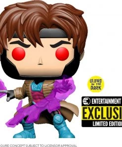 Funko Pop X-Men Gambit W/ Cards GITD Exclusive 553 VInyl Figure