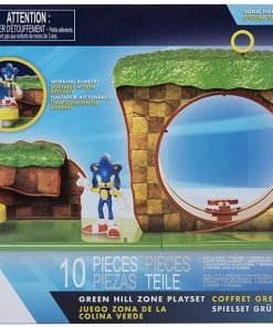 Jakks Pacific Sonic The Hedgehog 30th Anniversary Green Hill Zone Playset With 2.5" Action Figure