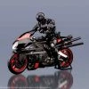 Bandai Flame Toys Speed Cycle (for Snake Eyes) "GI Joe" Model Kit