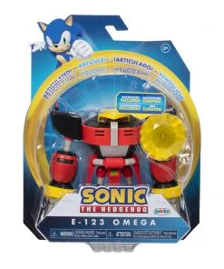 Jakks Pacific Sonic The Hedgehog E-123 Omega With Yellow Chaos Emerald Action Figure