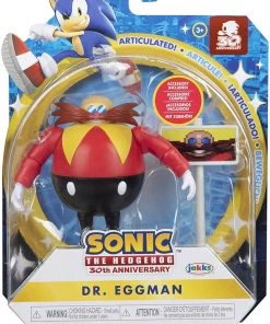 Jakks Pacific Sonic The Hedgehog 30th Anniversary Dr. Eggman With Goal Action Figure