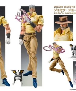 Revoltech Medicos JOJO'S BIZARRE ADVENTURE Part3 Stardust Crusaders Chozokado [Joseph Joestar&Iggy] (Re-run) Action Figure