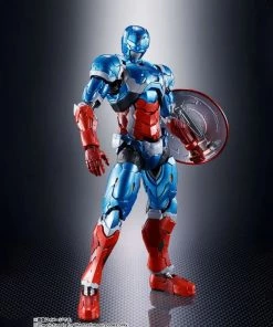 Bandai **Pre Order**S.H. Figuarts Captain America (TECH-ON AVENGERS) "TECH-ON AVENGERS" Action Figure Bandai S.H. Figuarts