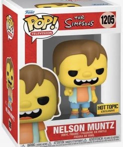 Funko Pop The Simpsons Nelson Muntz Hot Topic Exclusive 1205 Vinyl Figure