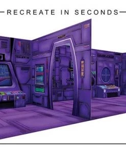 Extreme Sets Deluxe Headquarters Pop-Up DIorama Display 1/12 Scale Action Figures 1:12 Scale Action Figure Accesories