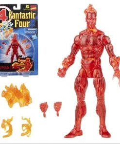 Hasbro Toys Marvel Legends Fantastic Four Retro Human Torch Action Figure