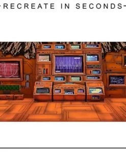 1:12 Scale Action Figure Accesories Extreme Sets Deluxe Control Center 2.0 Pop-Up DIorama Display 1/12 Scale Action Figures