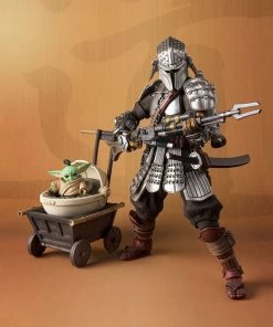 Bandai Movie Realization Star Wars RONIN MANDALORIAN & GROGU (BESKAR ARMOR) Action Figure