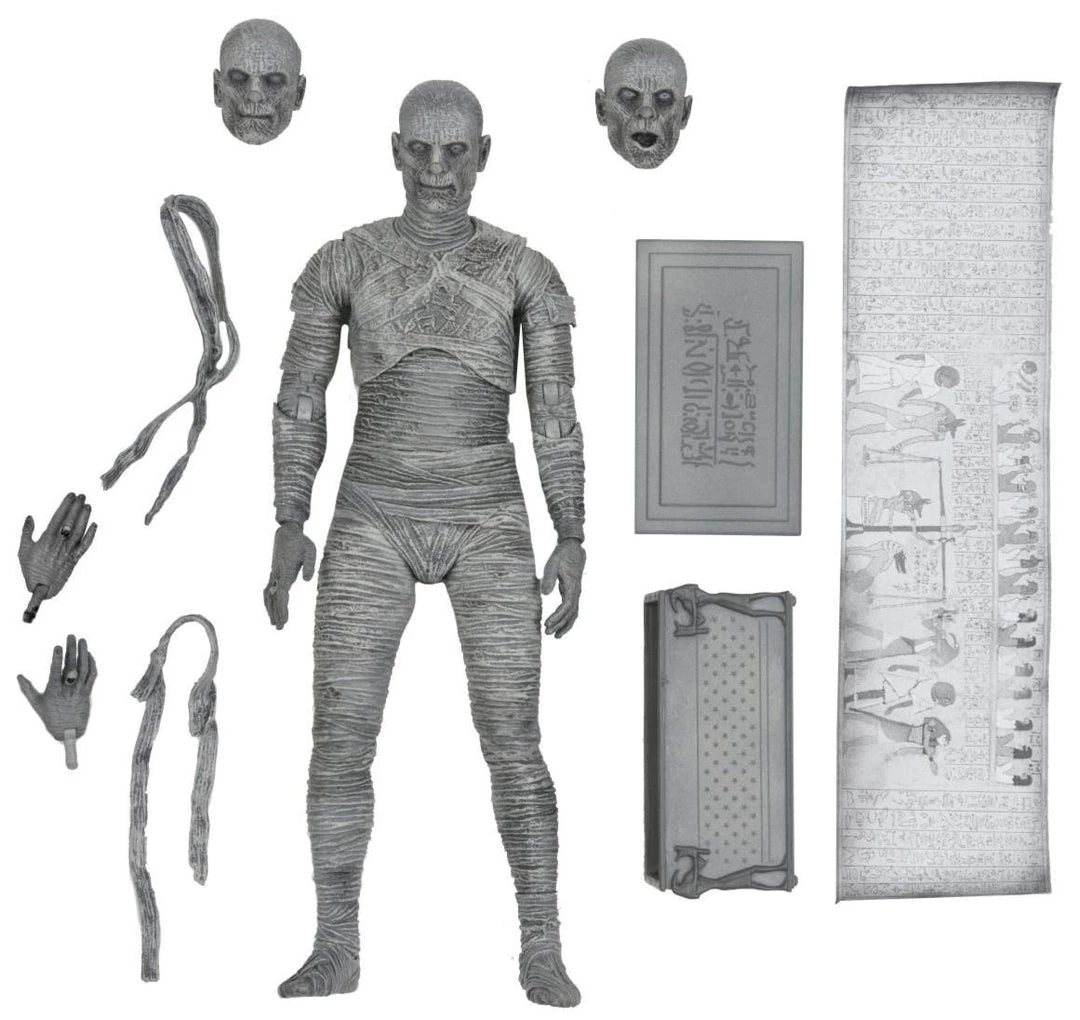 Neca Toys **Pre Order**NECA Universal Monsters Ultimate Mummy (Black & White) Action Figure 1 Neca Toys **Pre Order**NECA Universal Monsters Ultimate Mummy (Black & White) Action Figure