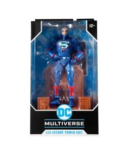 Mcfarlane Toys DC Multiverse Lex Luthor Blue Power Suit Justice League: The Darkseid War Action Figure