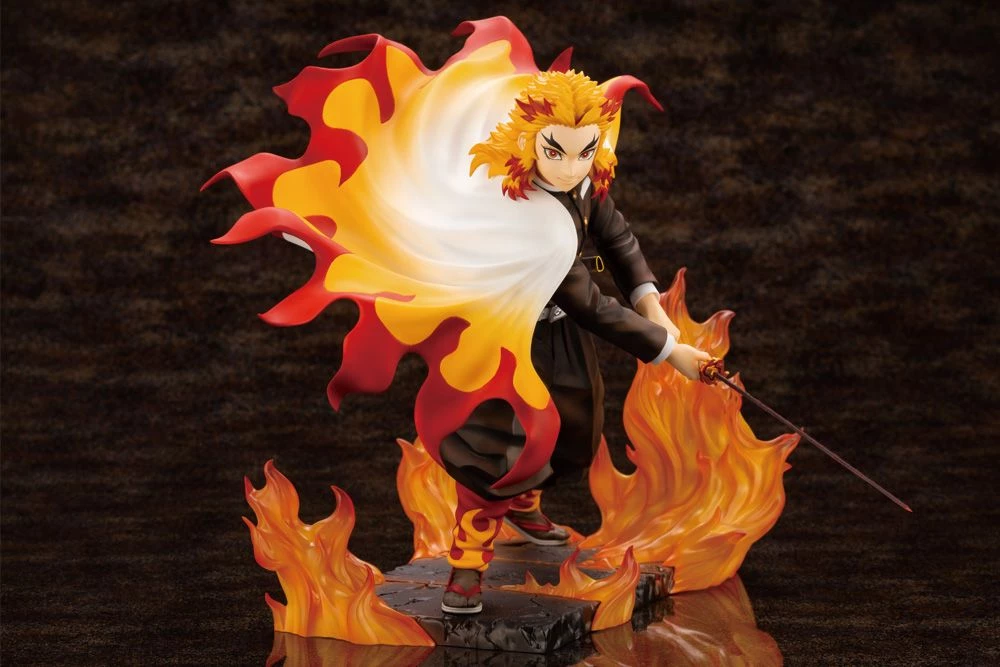 Kotobukiya DEMON SLAYER KYOJURO RENGOKU ARTFX J 1 Kotobukiya DEMON SLAYER KYOJURO RENGOKU ARTFX J