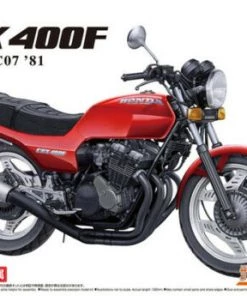 1:12 Model Kits Aoshima 1/12 Honda NC07 CBX400F Monza Red Model Kit