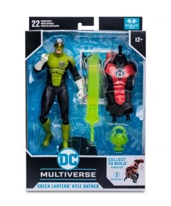 Mcfarlane Toys DC Blackest Night Green Lantern Kyle Rayner Red Lantern BAF Action Figure