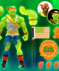 Super 7 Toxic Crusader Radioactive Red Rage Ultimates Action Figure