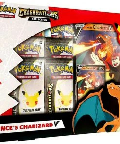 TCG Trading Cards & Supplies POKEMON CELEBRATIONS Lance's Charizard V Box 6 BOOSTER PACK