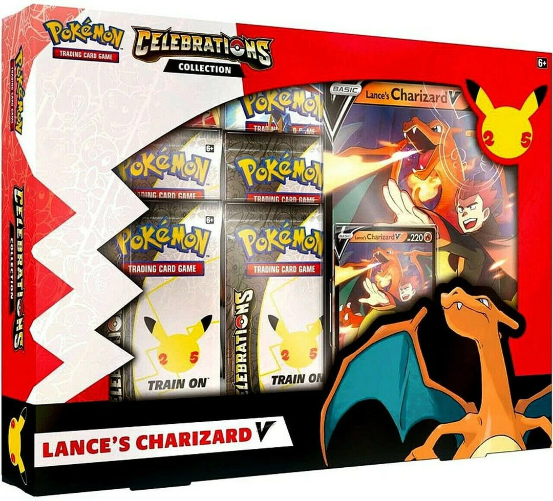TCG Trading Cards & Supplies POKEMON CELEBRATIONS Lance's Charizard V Box 6 BOOSTER PACK 1 TCG Trading Cards & Supplies POKEMON CELEBRATIONS Lance's Charizard V Box 6 BOOSTER PACK