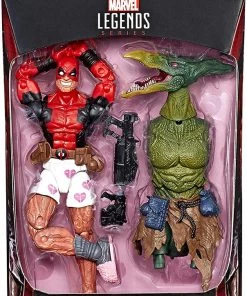 Hasbro Toys Marvel Legends Deadpool In Boxers Sauron BAF Action Figure