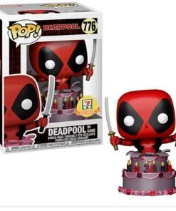 Funko Pop Deadpool Cake Metallic 7 Eleven Exclusive 776 Vinyl Figure