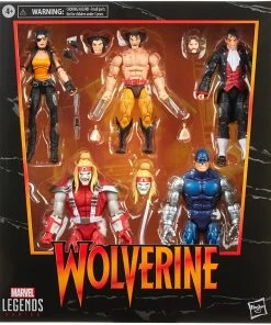 Hasbro Toys Marvel Legends Wolverine 5 Pack Omega Red Cyber Callisto Jason Wyngarde Action Figure