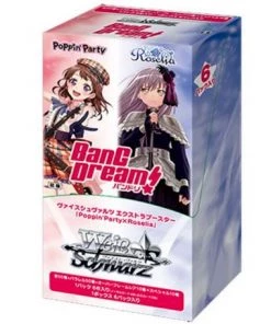 TCG Weiss Schwarz Poppin' Party X ROSELIA Extra Booster Display Bang Dream