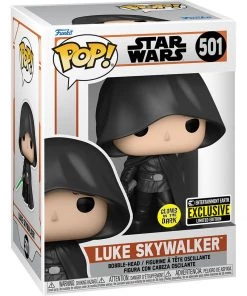 Funko Pop The Mandalorian Luke Skywalker GITD Exclusive 501 Vinyl Figure