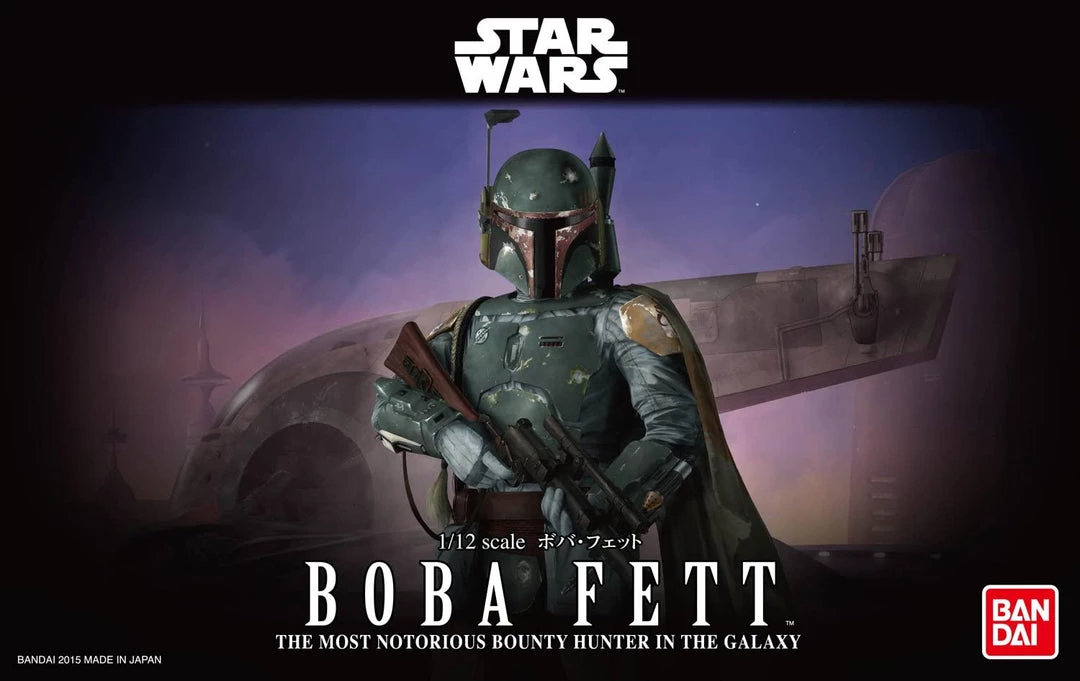 Kotobukiya Bandai Star Wars Boba Fett 1/12 Plastic Model Kit Model Kits 1 Kotobukiya Bandai Star Wars Boba Fett 1/12 Plastic Model Kit Model Kits