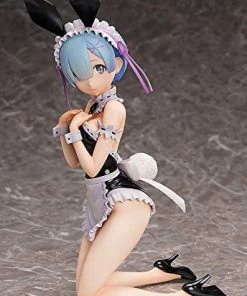 Bandai FREEing Re: Zero - Starting Life In Another World Rem Bare Leg Bunny Version 1: 4 Scale PVC Figure