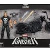 Hasbro Toys Marvel Legends The Punisher With Motorcycle Vehicle Action Figure