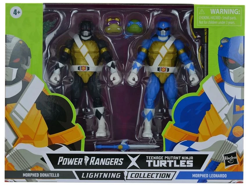 Hasbro Toys Lightning Collection Power Rangers X Donatello Black And Leonardo Blue Action Figure Power Rangers Lightning Collection 1 Hasbro Toys Lightning Collection Power Rangers X Donatello Black And Leonardo Blue Action Figure Power Rangers Lightning Collection