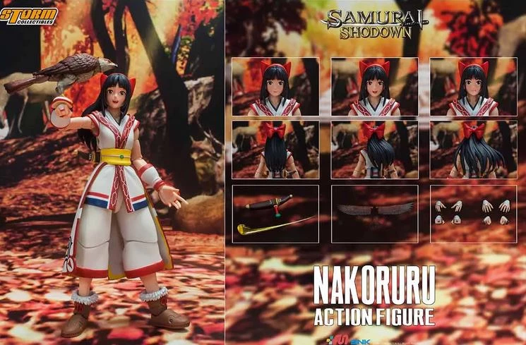 Bandai Storm Collectibles Nakoruru "Samurai Shodown" 1/12 Action Figure 1 Bandai Storm Collectibles Nakoruru "Samurai Shodown" 1/12 Action Figure