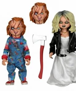 Neca Toys **Pre Order**NECA Bride Of Chucky Clothed Chucky & Tiffany 2 Pack Action Figure