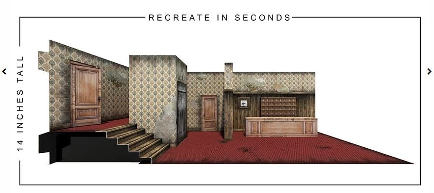 Extreme Sets Lobby Pop-Up DIorama Display 1/12 Scale Action Figures 1:12 Scale Action Figure Accesories 1 Extreme Sets Lobby Pop-Up DIorama Display 1/12 Scale Action Figures 1:12 Scale Action Figure Accesories