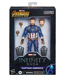 Hasbro Toys Marvel Legends Avengers Infinity Saga Captain America Infinity War Action Figure