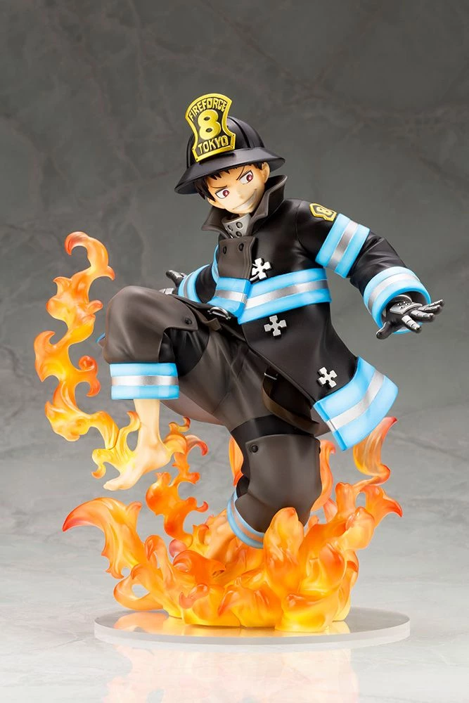 Kotobukiya Artfx+ Kotobukiya FIRE FORCE SHINRA KUSAKABE ARTFX J 1 Kotobukiya Artfx+ Kotobukiya FIRE FORCE SHINRA KUSAKABE ARTFX J