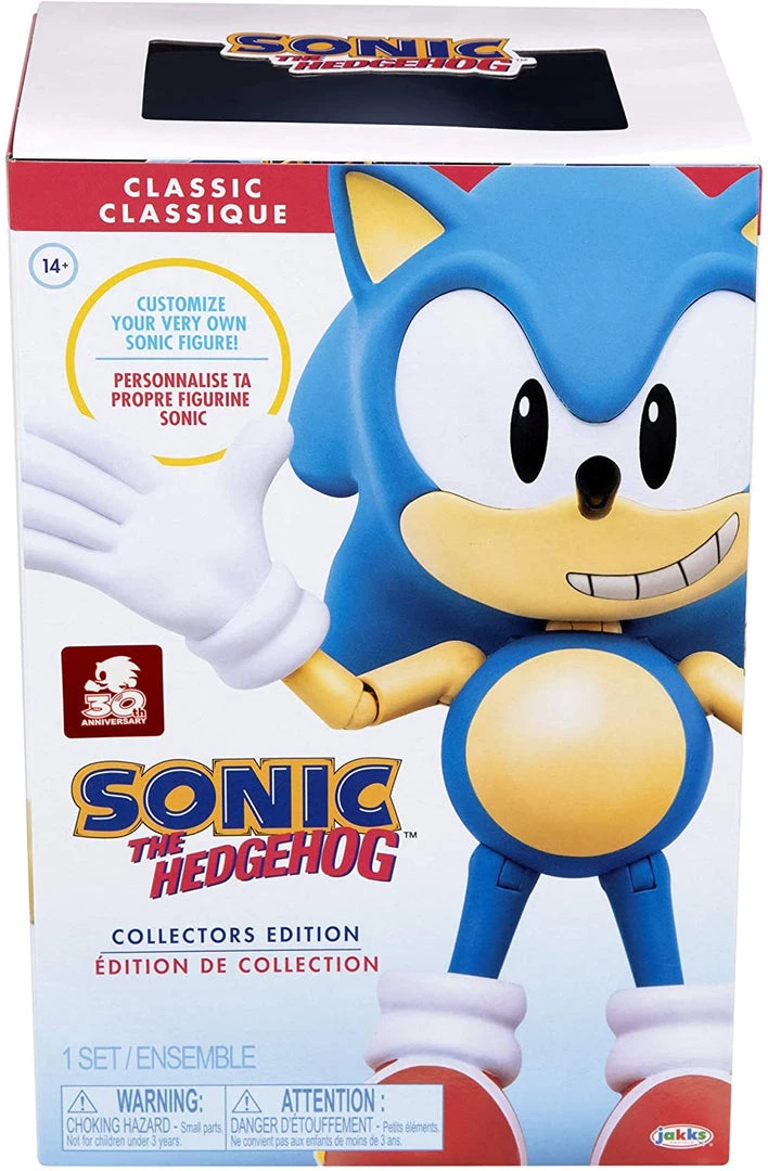 Jakks Pacific Sonic The Hedgehog 30th Anniversary 6" Classic Collector Edition Action Figure 1 Jakks Pacific Sonic The Hedgehog 30th Anniversary 6" Classic Collector Edition Action Figure