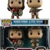 Funko Pop Wonder Woman & Steve Trevor FYE Exclusive 2 Pack Vinyl Figure