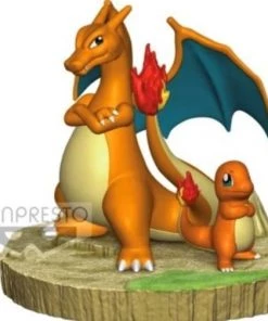Banpresto Pokemon Watch My Tail Charmander & Charizard Figure
