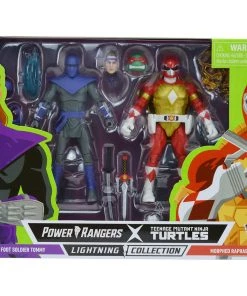 Hasbro Toys Lightning Collection Power Rangers X Foot Soldier Tommy And Raphael Red Action Figure