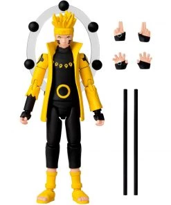 Bandai Naruto Anime Heroes Naruto Uzumaki Sage Of Six Paths Mode Action Figure