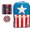 Bags/Accessories Loungefly Captain America Cosplay With Pin Set Exclusive Backpack