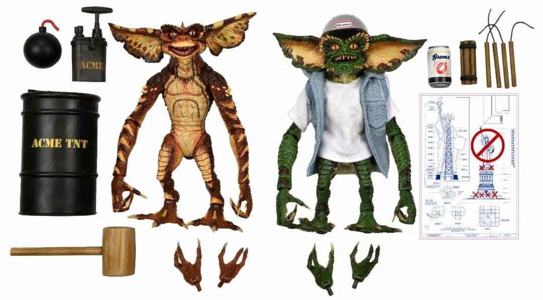 Neca Toys NECA Gremlins 2 Demolition Gremlins 2 Pack Action Figure 1 Neca Toys NECA Gremlins 2 Demolition Gremlins 2 Pack Action Figure